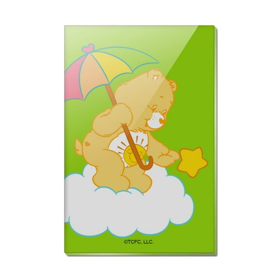 Care Bears Funshine Bear Rectangle Acrylic Fridge Refrigerator Magnet