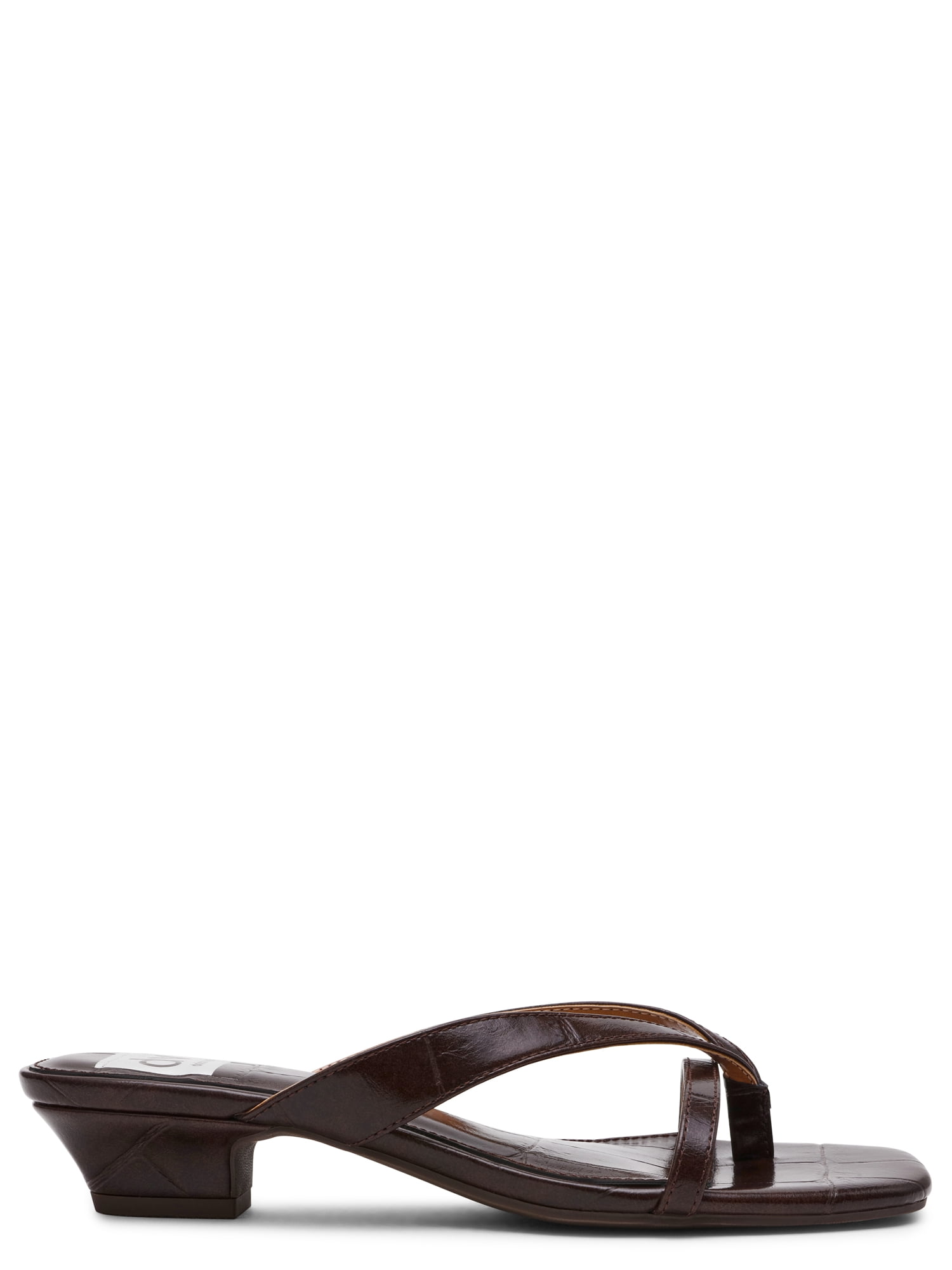 DV Dolce Vita Women's Bex Slide On Kitten Heel Sandal