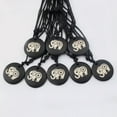 thumbnail image 3 of GKNET 2 Pcs Ethnic Carved India Elephant Yak Bone Pendant Wax Cord Pendant Necklace -#2, 3 of 6