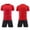 Red, variant on NAISIBABY Boys Outfit Sets, Quick Dry Breathable T-Shirt & Shorts Activewear Summer Athletic Clothes 2-Piece Orange Size 12