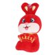 thumbnail image 2 of Adorno de conejito, juguete de peluche de conejo, muñeco de peluche de conejo chino, muñecos de conejo rellenos hechos a mano con cuidado, 2 of 5