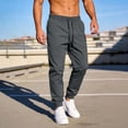 thumbnail image 6 of Bosfbaoi Plus Size Pants For Men Tapered Jogger Pants Mens Casual Pants Drawstring Elastic Waist Trousers, 6 of 9