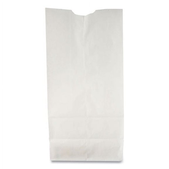 Grocery Paper Bags, 30 Lbs Capacity, #2, 4.31"w X 2.44"d X 7.88"h, White, 500 Bags | Bundle of 2 Bundles