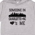 thumbnail image 3 of Inktastic Charlotte North Carolina Someone Loves Me Toddler Hoodie, 3 of 4