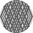 thumbnail image 1 of Ahgly Company Machine Washable Indoor Round Transitional Gray Cloud Gray Area Rugs, 7' Round, 1 of 7
