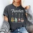 thumbnail image 2 of Fender Vintage Guitar Lineup T-Shirt Unisex, Sizes S-5XL, Tbun, 2 of 5