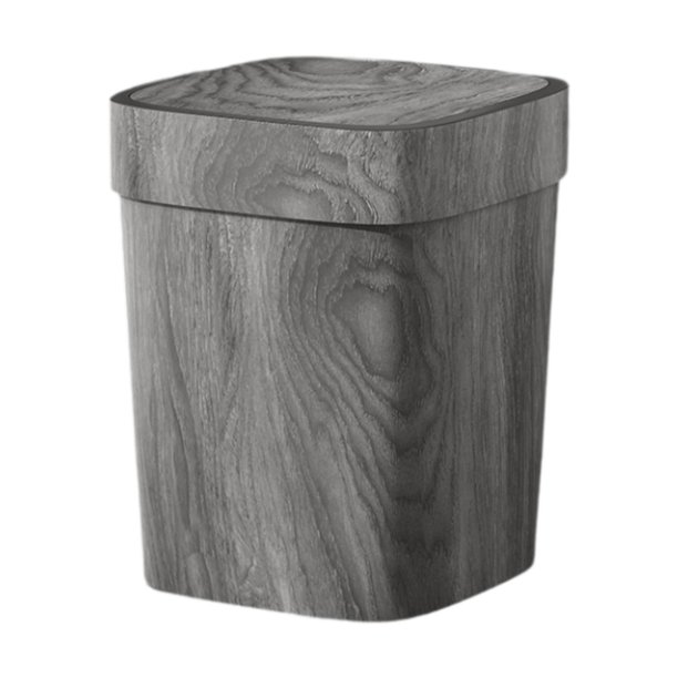 Contenedor de basura Cubo de basura Contenedor de basura liviano a prueba de fugas Fácil de limpiar Elegante cesto de basura multiusos Cesta de papel S