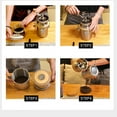 thumbnail image 3 of OUNONA Hand Crank Stainless Steel Coffee Bean Grinder with Conical Burr for Kitchen Plated Silver, 3 of 7