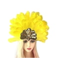 thumbnail image 1 of Sombreros de mujer para carnaval, accesorios de rol, flores desmontables, sombrero de moda, protector facial de poliéster para mujer, 1 of 3