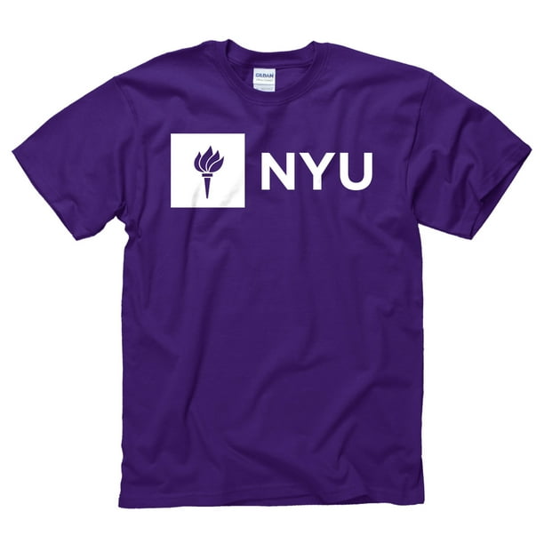 NYU Violets Adult Just Logo TShirt Purple