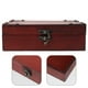 thumbnail image 5 of Caja de madera vintage para guardar joyas, recuerdos y baratijas, con cerradura, 5 of 7
