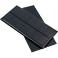 thumbnail image 2 of Treedix 2pcs 3.5V 250mA Polysilicon Solar Panel Glue Solar Cell Battery Charger DIY Solar Product Mini Small Solar Panel Module Kit Polycrystalline Silicon Encapsulated in Waterproof Resin, 2 of 3