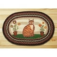 thumbnail image 1 of Earth Rugs 65-344FAC Art Populaire Chat Ovale Patch, 1 of 1