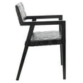 thumbnail image 5 of SAFAVIEH Cire Modern Style Leather Dining Chair, Black (22.1 in. W x 20.9 in. D x 31.9 in. H), 5 of 12