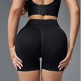 thumbnail image 4 of Audhol Yoga Shorts for Women Womens Yoga Shorts Workout Butt Lifting Shorts for Women High Waisted Gym Yoga Booty Shorts Shorts for Women Black L, 4 of 7