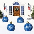 thumbnail image 7 of 23.6" Large Inflatable Christmas Balls, PVC Decorated Christmas Ball with Snowflake, Outdoor Xmas Inflatable Ball Decoration for Holiday Yard Tree Front Door Garden Patio Decor, 7 of 7