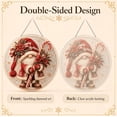 thumbnail image 6 of Christmas Gnome Diamond Art Ornament Kit | Luxury Flocked Canvas with Scratch-Resistant Non-Fading Pearl Beads DIY Handmade Holiday Hanging Decor, 6 of 9