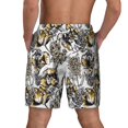thumbnail image 4 of Balery Tulips Flowers Mens Swim Trunks Swim Shorts for Men Quick Dry Inseam Beach Shorts with Compression Liner Pocket-Medium, 4 of 9