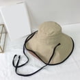 thumbnail image 4 of Cheers.US Womens Sun Hats Wide Brim Summer Beach Bucket Caps for Girls Outdoor UV Protection Foldable Fishing Hat Chin Strap, 4 of 4