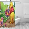 thumbnail image 3 of Winnie The Pooh Shower Curtains for Bathroom, Shower Curtain Sets for Home Decor Waterproof Fabric Bath Curtain with 12 Hooks 72 x72 Inch, 3 of 8