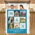 thumbnail image 4 of AISENIN Custom Pet Blanket with Pictures Extra Soft Personalized Blanket Customized Dog Blanket HD Print Custom Photo Blanket Custom Gift, 4 of 5