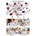thumbnail image 5 of ValueVibe Plus Size Pajama Sets for Women 2 Piece Crew Neck Long Sleeve Lounge Sets Love Heart Print Sleepwear with Pocket, White 1XL, 5 of 7