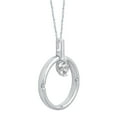 thumbnail image 5 of 1/2 Carat tw Cubic Zirconia Open Circle Ring Necklace Pendant in 925 Sterling Silver Jewelry, 5 of 5