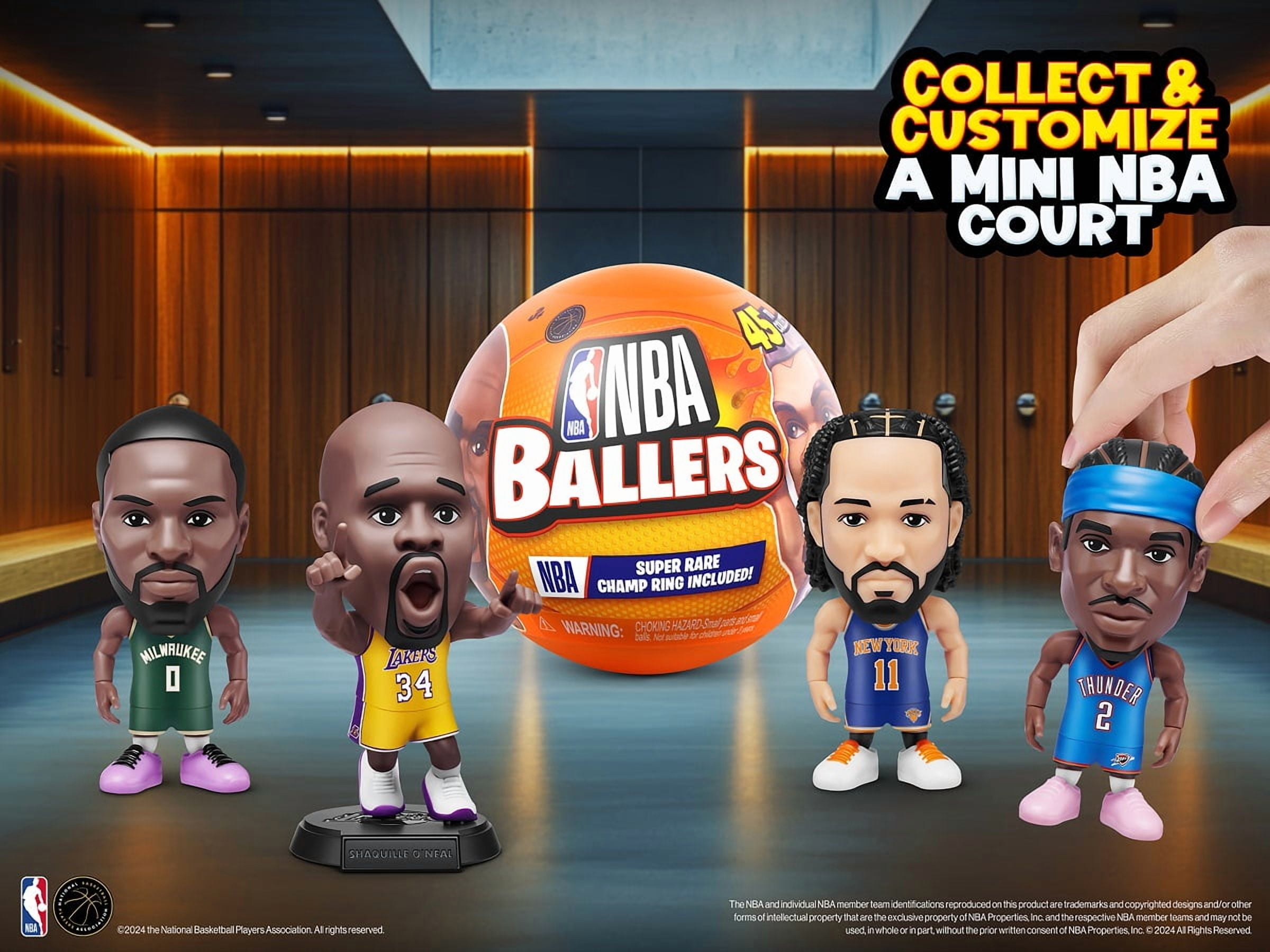 4-pc ZURU 5 Surprise NBA Ballers Series 2 Collectible Figures