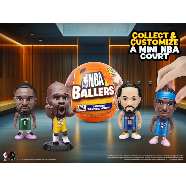 4-pc ZURU 5 Surprise NBA Ballers Series 2 Collectible Figures