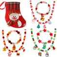 thumbnail image 1 of Juego de collares PinkSheep Christmas para niñas de 3 a 8 años con caja, 1 of 9