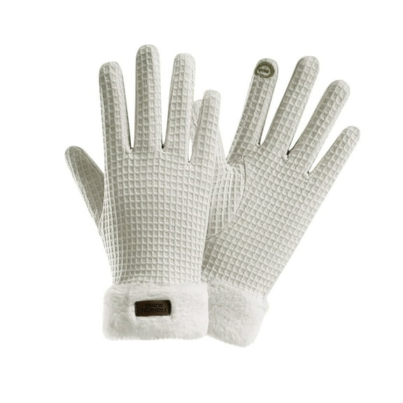 Ahabrexf Men's and Women's Outdoor Sports Cycling New Winter Warm Gloves