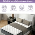 thumbnail image 2 of JERFIT 14 Inch Twin Hybrid Mattress, Gel Memory Foam Pocket Springs, Medium Firm Orthopedic Support, Motion Isolation, CertiPUR-US Certified, Grey, 2 of 8
