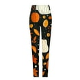 thumbnail image 7 of Womens Tapered Leg Pant Womens Halloween Leggings Funny Print High Waist Elastic Workout Pants Plus Size Athletic Yoga Pants S-46 Orange XXL, 7 of 7