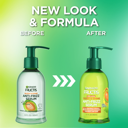 Garnier Fructis Frizz Control Hair Serum with Kera System Argan Oil, 5.1 fl oz