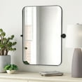 thumbnail image 5 of MAYEERTY 36"x24" Black Rectangle Bathroom Mirrors for Over Sink, Bathroom Vanity Mirror for Wall, 5 of 6