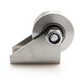 thumbnail image 4 of heyous Desmontable Oblicuo Acero Inoxidable Tipo U Ranura Rueda Deslizante Rodillo Riel Riel Fijo Polea Tono Plata, 4 of 7