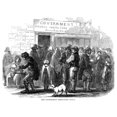 thumbnail image 2 of Irish Immigration 1850. Nirish Immigrants Waiting For Medical Examination In Liverpool. Wood Engraving From An English, 2 of 2