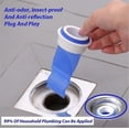 thumbnail image 2 of Silicone Odor-Proof Floor Drain Cover 2-Pack, Leak-Proof Sink Drain Valve for Bathroom & Kitchen Pipe, 2 of 5