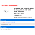 thumbnail image 2 of A/C Receiver Drier / Desiccant Element Kit - Compatible with 2000 - 2013 Suzuki Grand Vitara 2001 2002 2003 2004 2005 2006 2007 2008 2009 2010 2011 2012, 2 of 2