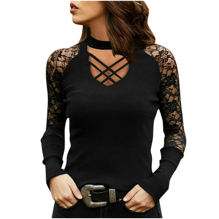 Elegant Patchwork Hollowed Out Contrast O Neck Tops Sweater Elegant Patchwork Hollowed Out Contrast O Neck Tops Sweater