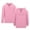 Pink, variant on Yuncity Kids Boys Hoodies Sweatshirts Solid Color Zip Up Pullover With Pocket Long Sleeve Casual Outerwear Tops Outwear,Black 3-4 Years