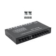 thumbnail image 1 of ECUALIZADOR EQ de 7 bandas ecualizador de Audio para coche 6 salidas de canales 12V carcasa de aluminio ecualizador paramétrico amplificador cruzado, 1 of 8