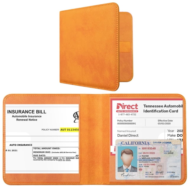 Titular del seguro y registro del automóvil CoBak Orange
