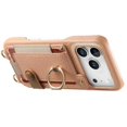 thumbnail image 3 of For Apple iPhone 17 Pro Max 6.9" Phone Case Wallet With Card Holder,PU Leather Case,Ring Holder Kickstand Magnetic Protective Women Men Cover With Shoulder Strap,Pink,For iPhone 17 Pro Max, 3 of 10