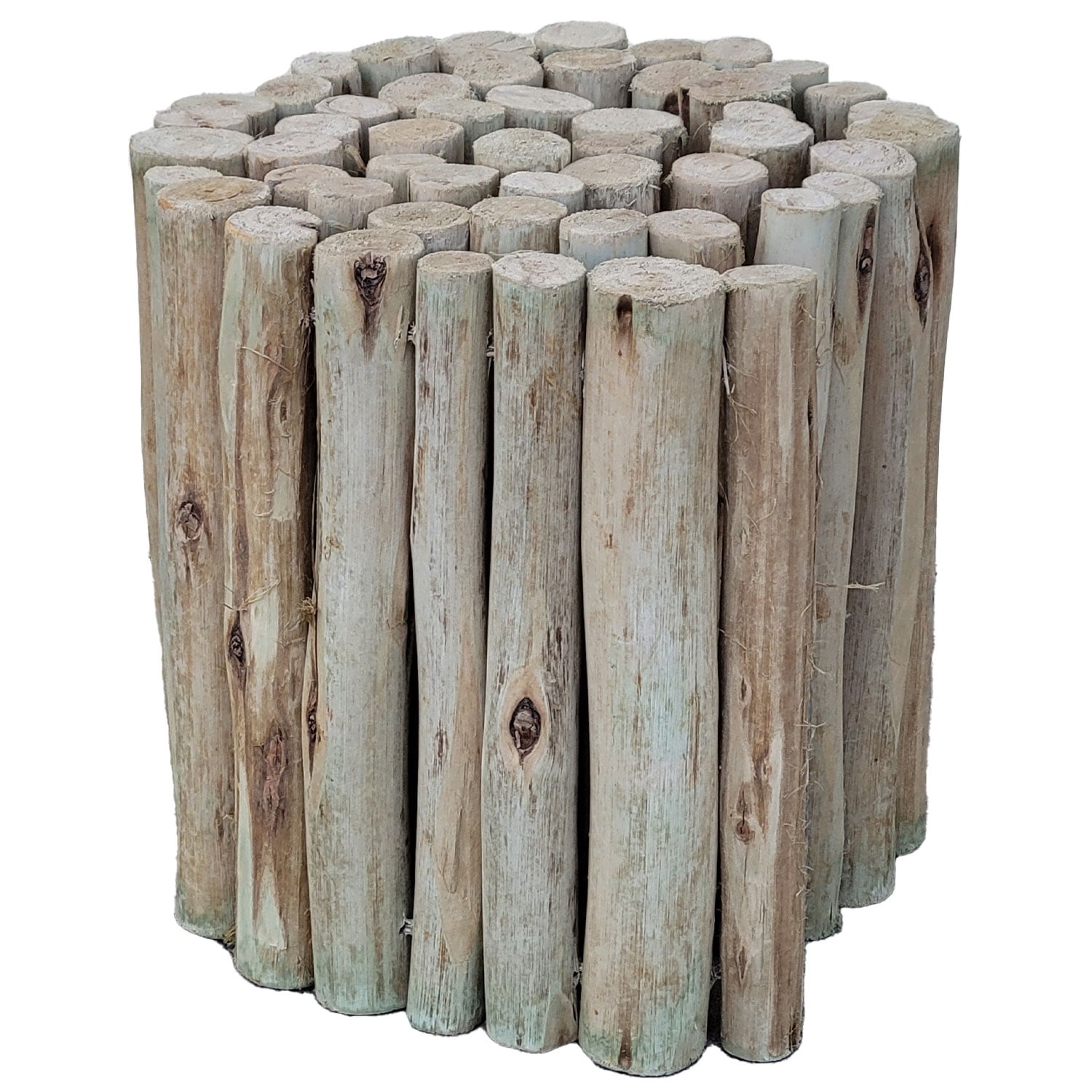 Lawn Edging Pack of 3-5" Log Rolls Wood Log Roll 