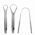 thumbnail image 2 of gratte Langue (lot De 3) - Grattoirs Langue Pour Adultes Et Enfants - Brosse A Langue En Acier Inoxydable - Rduire Mauvaise Haleine, Nettoyant B, 2 of 5