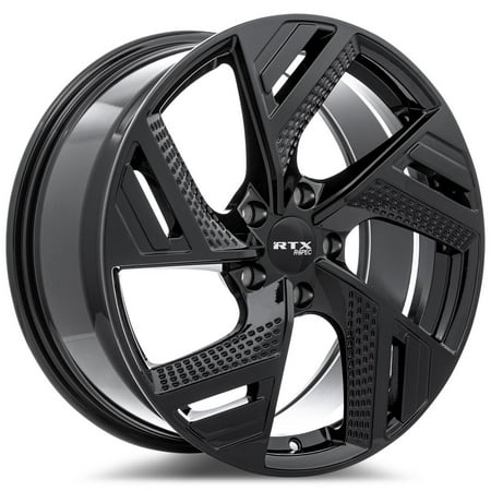 17 Inch Black Alloy Wheel Rim for Mazda MX-5 Miata, RTX 83223 17x7.5 5x114.3 5Lu