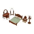 thumbnail image 4 of Juego de muebles de dormitorio para casa de muñecas Baoblaze mini perchas para ropa juguetes de juego de imitación, 4 of 8