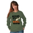 thumbnail image 3 of Fishing Weekend When Reel Fun Happens Unisex Plus Size Sweatshirt Brisco Brands 3X, 3 of 6