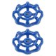thumbnail image 2 of 2 piezas de repuesto XCF para válvula de compuerta manija de rueda de metal, 2 of 2
